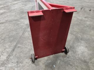 Heavy Steel Mobile Sidewalk Retail Sign Frame