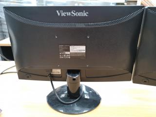 2x ViewSonic 19"" LED Computer Monitors