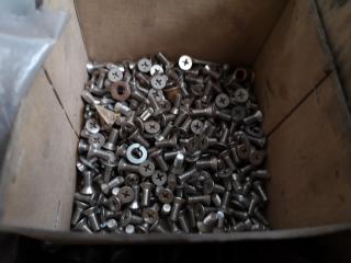 Pallet of Assorted Nuts, Bolts, Washers & More