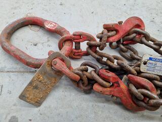 2-Leg Lifting Chain Assembly, 5350kg Max Capacity