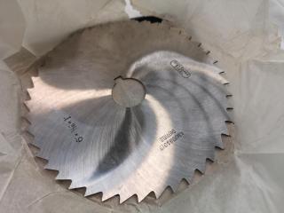 26x Assorted Slitting Milling Cutter Blades, Imperial Sizes