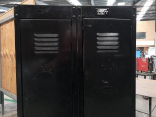 Pair of Steel Workshop Personnel Lockers