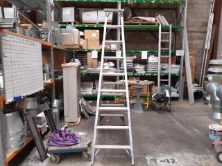 Ulrich Aluminum A-Frame Step Ladder (2.5m)