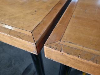 2x Vintage Office Tables