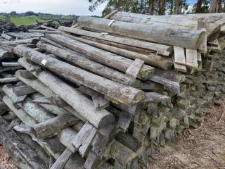 Huge Lot of Timber Half Rounds