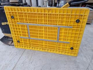 5x Reinforced Plastic Trench Safety Covers