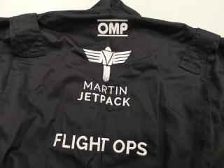 Martin Jetpack Flight Operations Jumpsuit, Black, Size 54