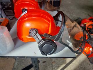 2 x Husqvarna Chainsaw Helmets