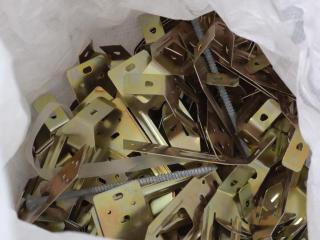 Assorted Building Fasteners, Brackets, & More