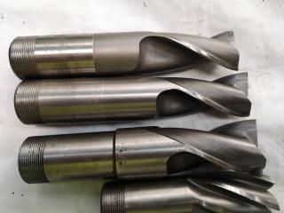 8x Assorted Ball, Square Edge, & Finishing End Mill Bits
