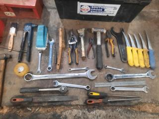 Toolbox of Assorted Hand Tools