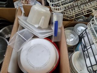 Assorted Commecial Kitchen Restaunt Supplies, Consumables, Serving Wear