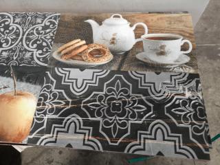 600x300mm Ceramic Tea & Fruit Design Wall Tiles, 6.3m2 Coverage