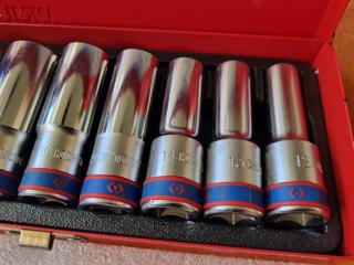2x King Tony Deep Socket Sets, 3/8" & 1/2" Drive