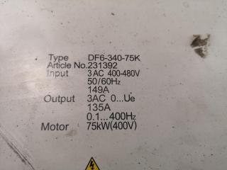 Moeller Frequency Inverter DF6-340-75K