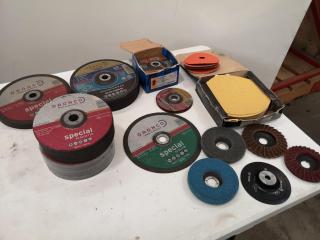 Assorted Lot of Grinding & Sanding Disks Wheels