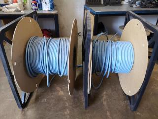 2x Partial Spools of CAT6 Network Cable