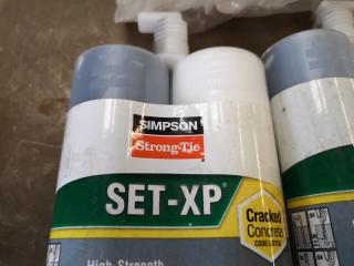 8x Simpson Strong-Tie SET-XP Anchoring Adhesive w/ Mixing Nozzles