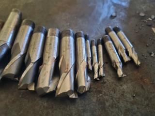 Large Lot of Milling Machine Endmills 