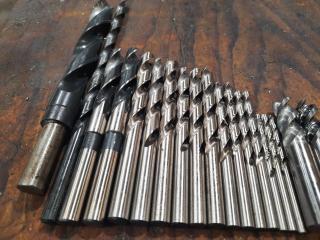 Large Assortment of Endmills/Tap Drills