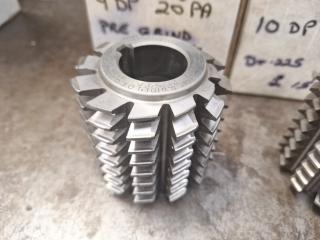 6 x Gear Hobber Cutters