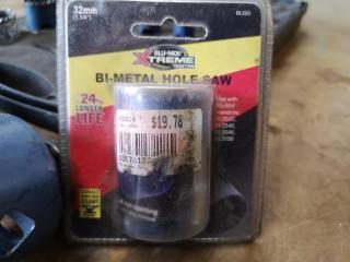 Assorted Hole Saw Components & Kit