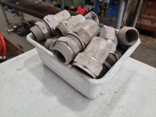 Large Assortment of Steel Pipe Fittings