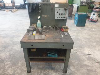 Timber Workbench with Mill Lockdown Accessories