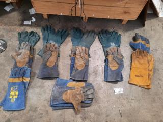 Large Collection of Welding Gloves