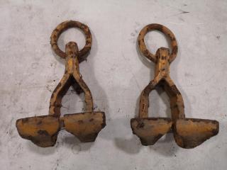 Pair of Special Purpose Lifting Hooks