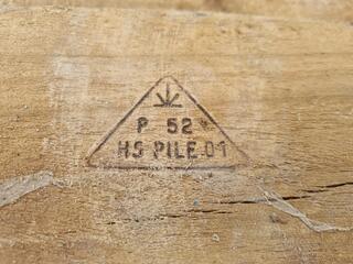 8x Treated Timber Lengths, each 3715x150x150mm