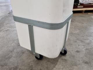 Food Grade Plastic Bin w/ Trolley