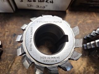 5 x Gear Hobber Cutters