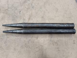 2x Large Steel Punches
