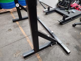 Adjustable Weight Lifting Bar Stand