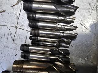 Large Lot of Milling Cutters 
