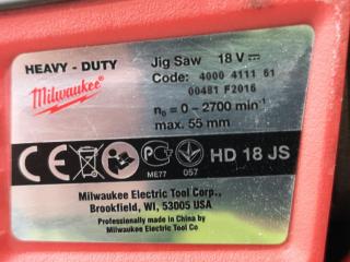 Milwaukee 18V Cordless Jig Saw w/ Battery