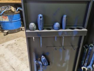 Toolpro Wall Mounted Cabinet and Tools 