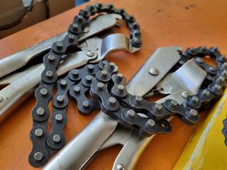 5x Irwin Vise-Grip Locking Chain Clamps, 225mm Size