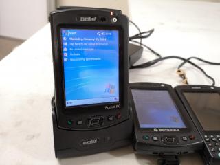 4x Motorola Symbol MC50 Mobile Handheld Computers w/ 1x Charging Cradle