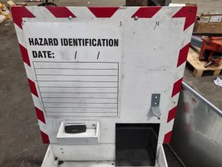 Custom Workshop Hazard Identification Reporting Station w/ Whiteboard