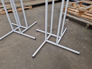 4-Sided Retail Clothing Rack plus a 2nd Incomplete Unit