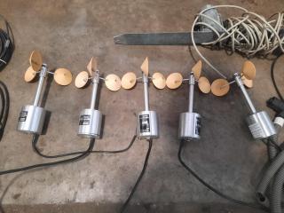 Assortment of Low Power Cup Anemometers