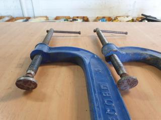 2 x Record 10" G Clamps