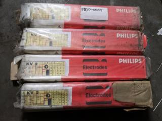 4x Packs of Philips KV2 Welding Electrodes