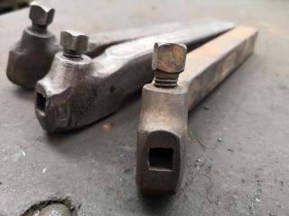 3x Vintage Lathe Turning Tools