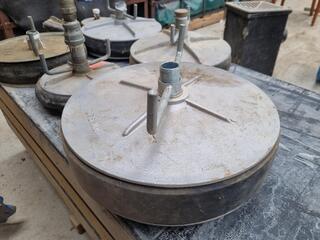 8x Assorted Aluminium Drain Test Plugs