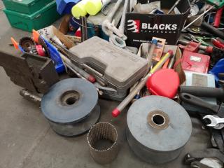 Large Mixed Lot of Tools, Trades Hardware, & More