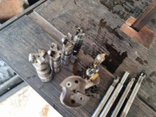 12 Assorted Milling Drills