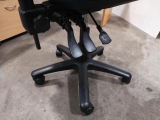 L-Shaped Office Corner Desk Workstation w/ Chair & Mobile